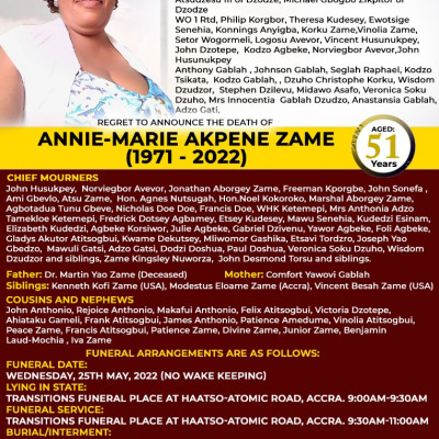 Annie Marie Akpene Zame