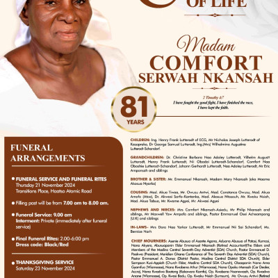 Madam Comfort Serwah Nkansah