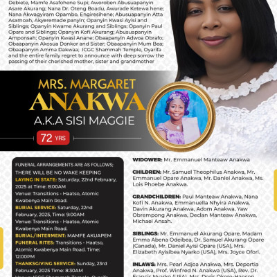 Mrs. Margaret Anakwa