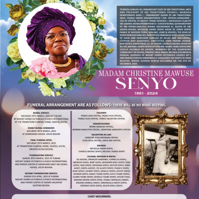 Madam Christine Mawuse Senyo