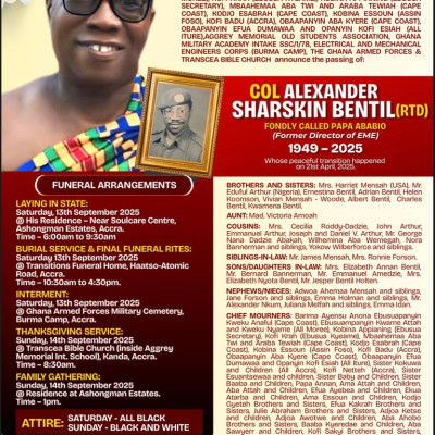 Col Alexander Sharskin Bentil