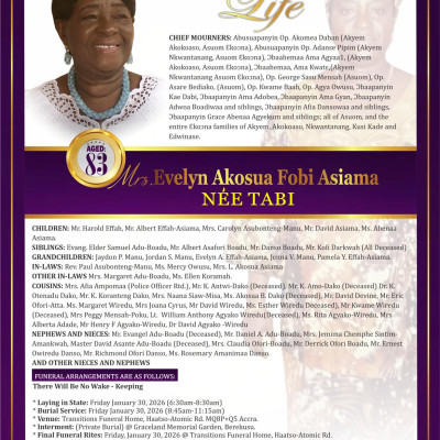 Mrs. Evelyn Akosua Fobi Asiama